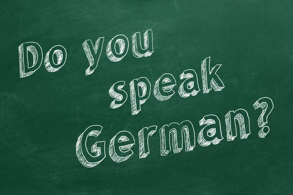 ¿Hablas alemán? ? —  Fotos de Stock