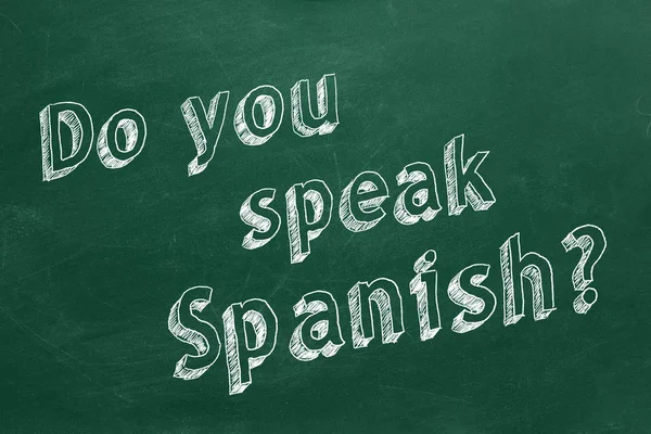Mluvíš španělsky?? — Stock fotografie