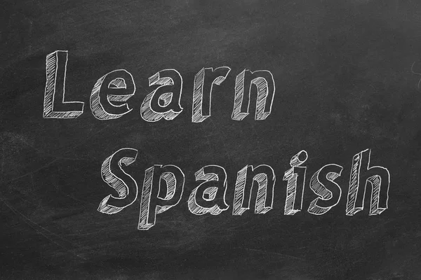 Aprender espanhol — Fotografia de Stock