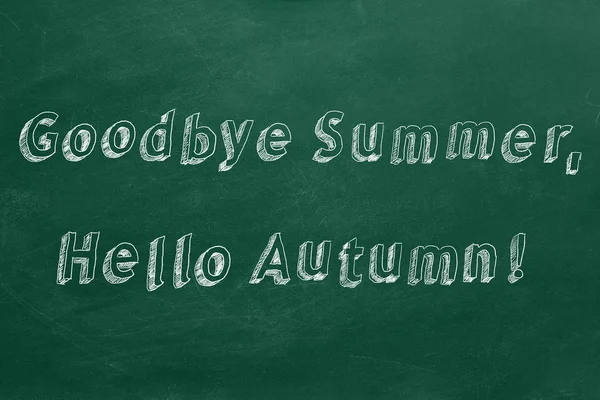Adeus Summer, Hello Autumn  ! — Fotografia de Stock
