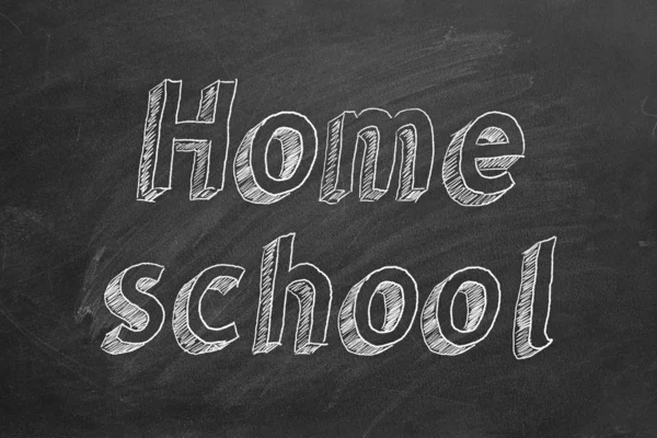 Escuela en casa —  Fotos de Stock