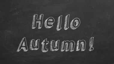 El çizim ve animasyonlu metin 