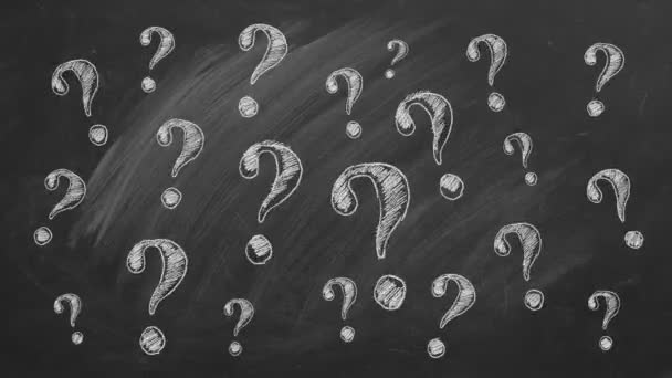 Blackboardの質問マークヘルプをお願いします よくある質問 質問をする — ストック動画