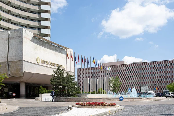 InterContinental Hotel Boekarest Roemenië — Stockfoto