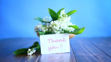 Güzel bahar çiçekleri lily vadi