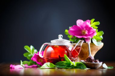 rose hips nane ile yapılan çay