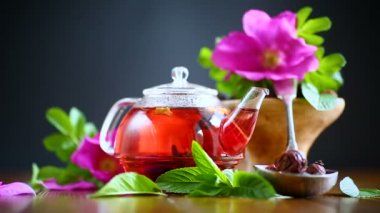 rose hips nane ile yapılan çay