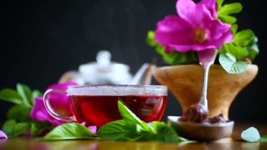 rose hips nane ile yapılan çay