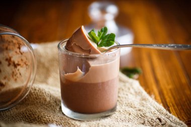 ev yapımı çikolata mousse