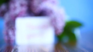 çiçek açması baharın leylak dalı