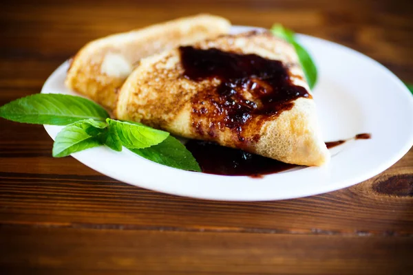 Stekt pannkakor tunna — Stockfoto