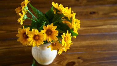 buket sarı büyük papatya