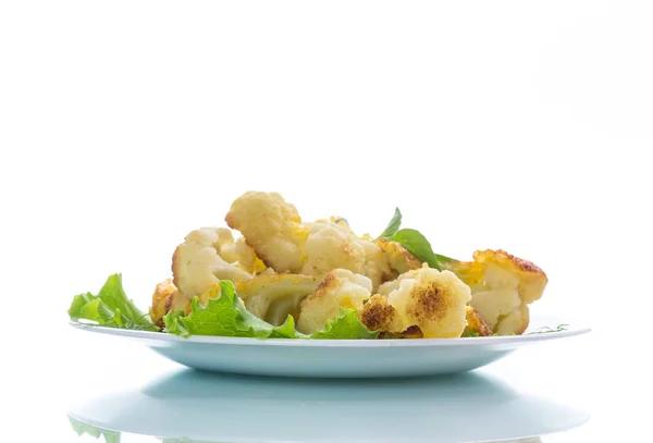 Cauliflower Fried Batter Plate — Stock Photo, Image