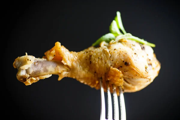 Αρνάκι μπούτι κοτόπουλο — Φωτογραφία Αρχείου