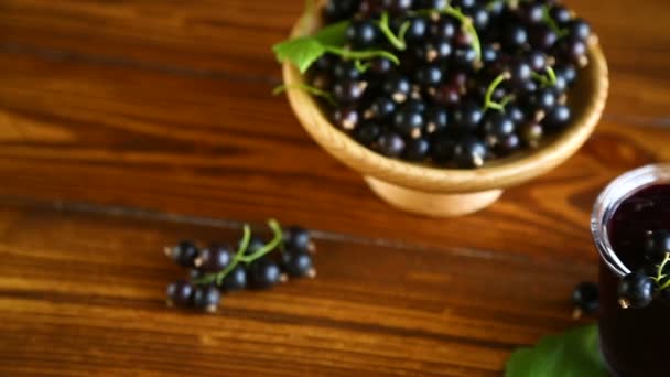 Confiture douce de baies de cassis — Video