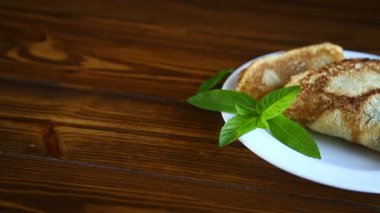 Kızarmış krep ince