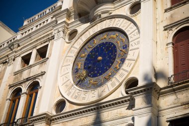 Venedik. İtalya. Eylül 8, Venedik'in binalarda 2018.Historic