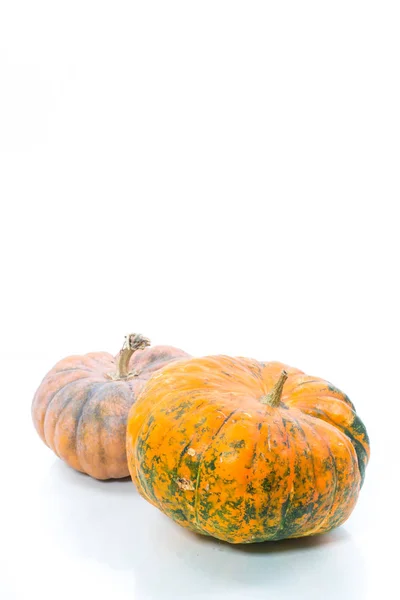 Fresh raw pumpkin isolated on white. Organic plant — Stock Photo, Image