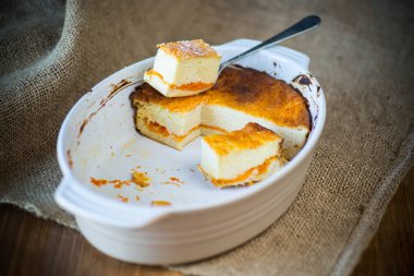 kabak dolgu ile tatlı süzme peynir güveç