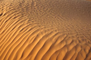 kumlu dune adlı büyük Sahra Çölü. Tunisie. Afrika