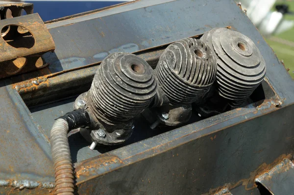 Konstruksi Besi Dalam Gaya Steampunk — Stok Foto