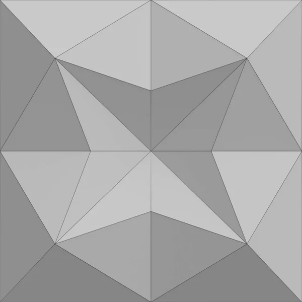 Geometric Tiles Render Illustration — Stock Photo, Image
