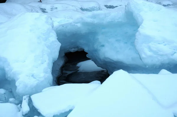 Снежный Ландшафт Арктики — стоковое фото