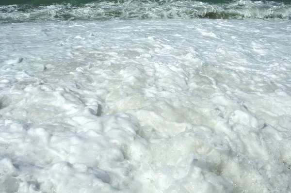 Вид Море Хвилями Розбризкування — стокове фото