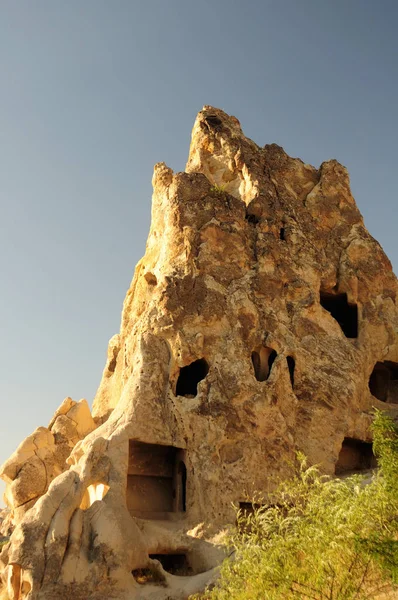 Primer Plano Rocas Antiguas Con Agujeros — Foto de Stock