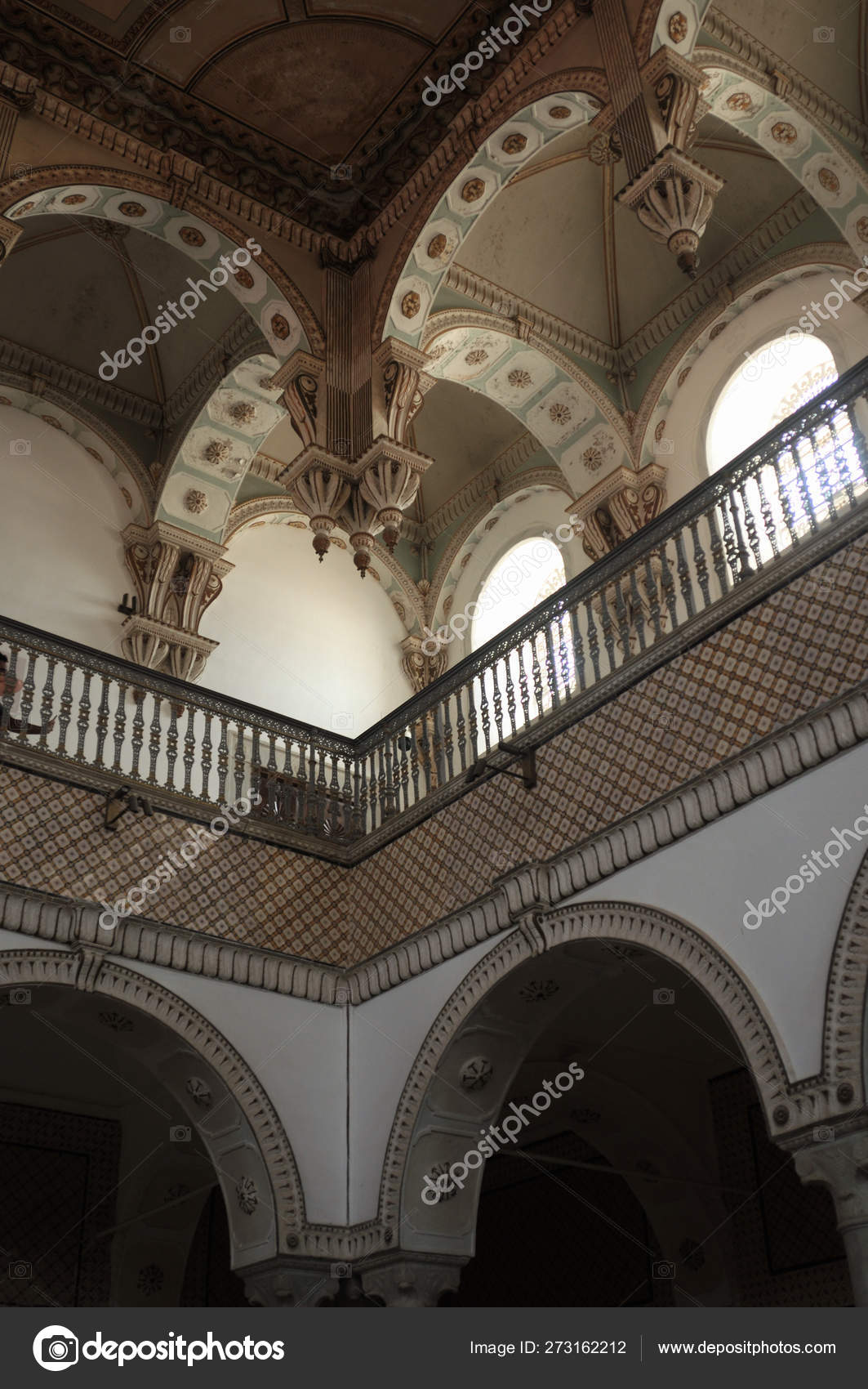 Interior Details Old Medieval Castle Stock Photo