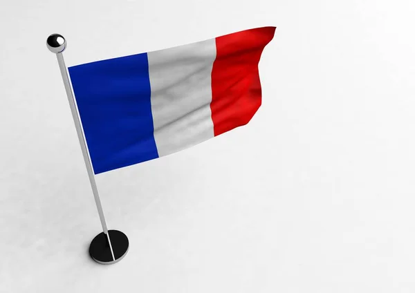 Flag France Desk — Stock Photo, Image