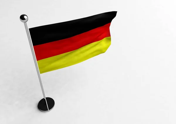 Drapeau Allemagne Sur Bureau — Photo