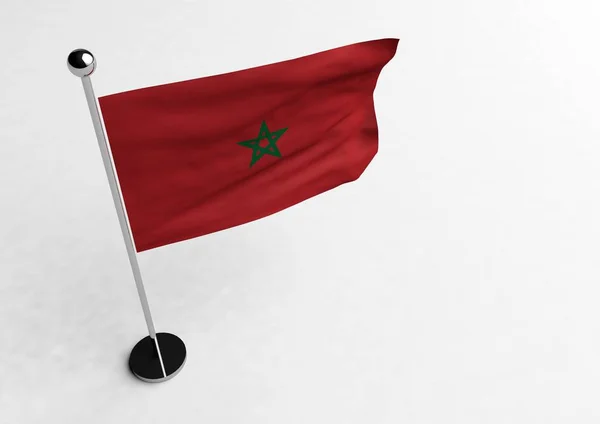 Flag Morocco Desk — Stock Photo, Image