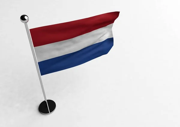 Alankomaiden Lippu Pöydällä — kuvapankkivalokuva