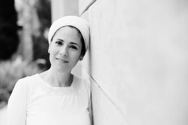 Retrato Livre Mulher Anos — Fotografia de Stock