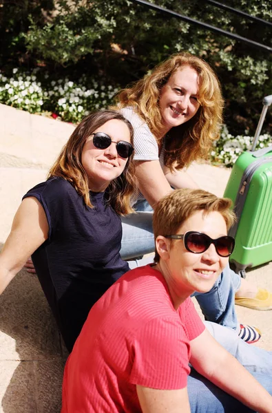 Tres Mujeres Felices Mediana Edad —  Fotos de Stock