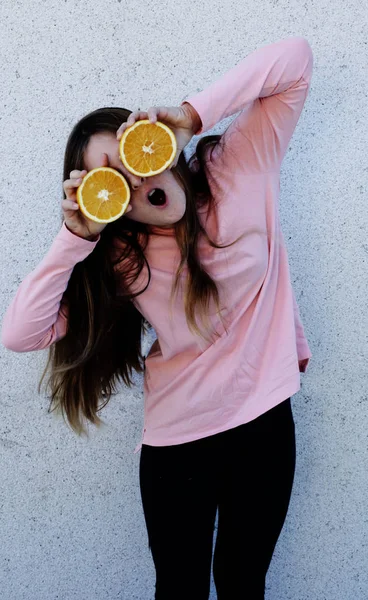 Retrato Linda Adolescente — Foto de Stock