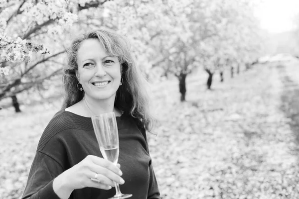 Retrato Mujer Madura Natural Aire Libre —  Fotos de Stock