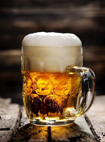 Beer at the bar — Stock Photo, Image