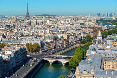  Paris cityscape ve yerler