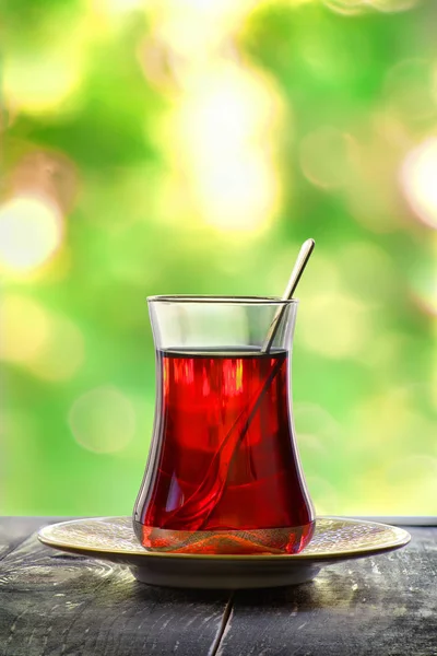 Bir bardak Türk çayı.