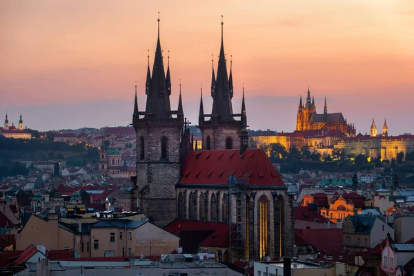 Catedrais antigas de Praga — Fotografia de Stock