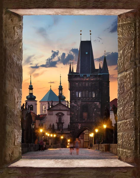 View of Charles Bridge — Stock Photo, Image