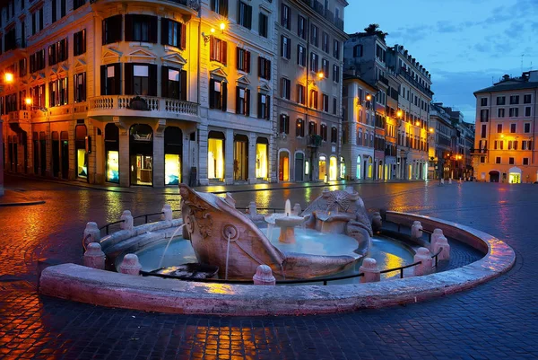 Słynna fontanna w Rzymie — Zdjęcie stockowe