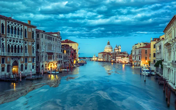 Blå morgon i Venedig — Stockfoto