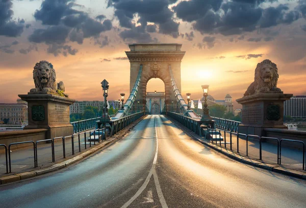 Мосту в Будапешті — стокове фото