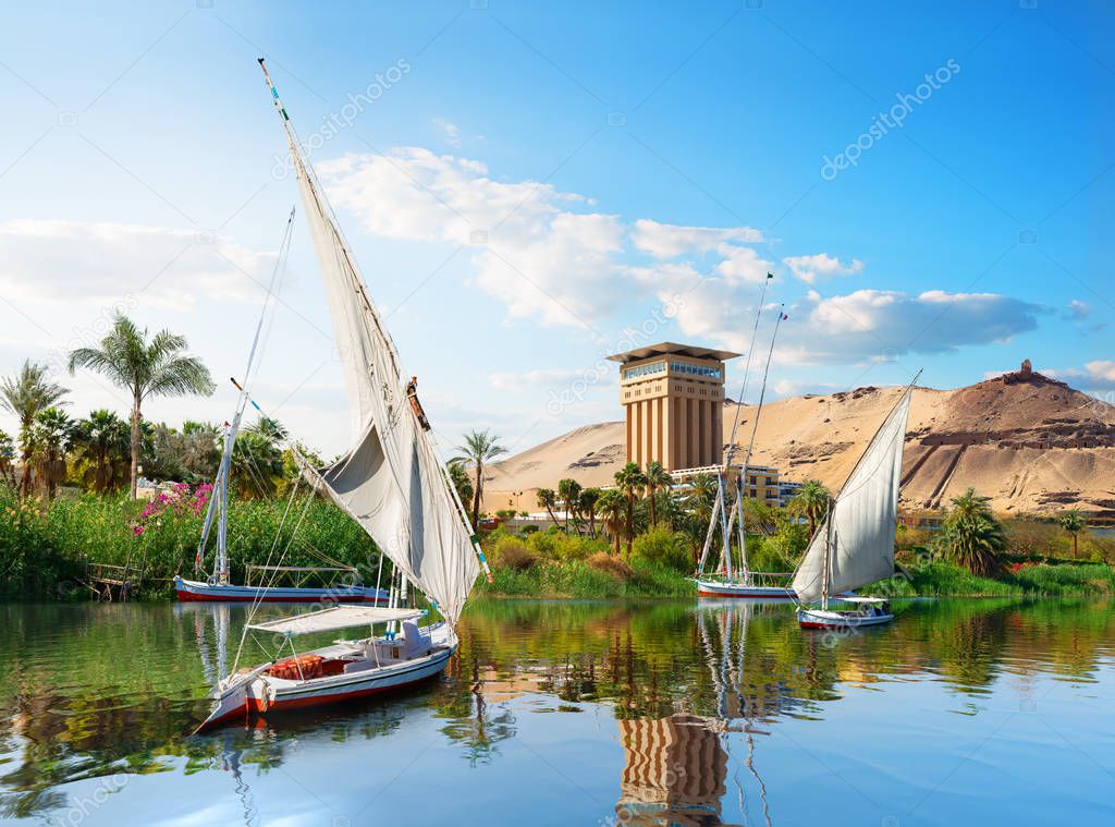Sailboat in Aswan