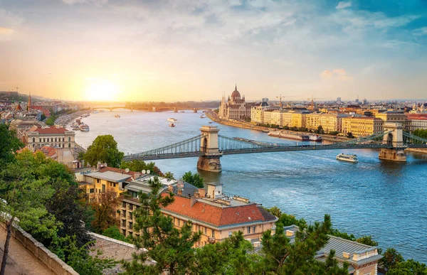 Пам'ятками Будапешта — стокове фото