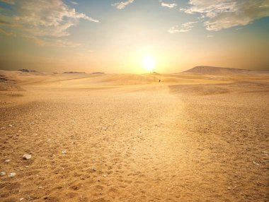 Mısır 'da kumlu çöl