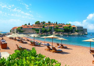 Sveti Stefan Adası Plajı